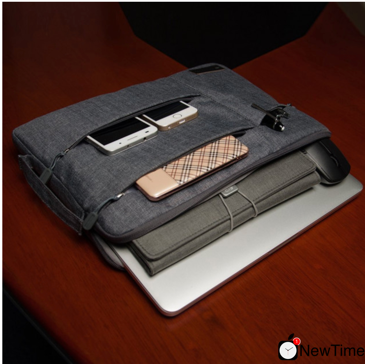 Сумка WIWU Pocket Sleeve for 15-16 inch MacBook Pro - Grey (WW-PKT-15-GR)