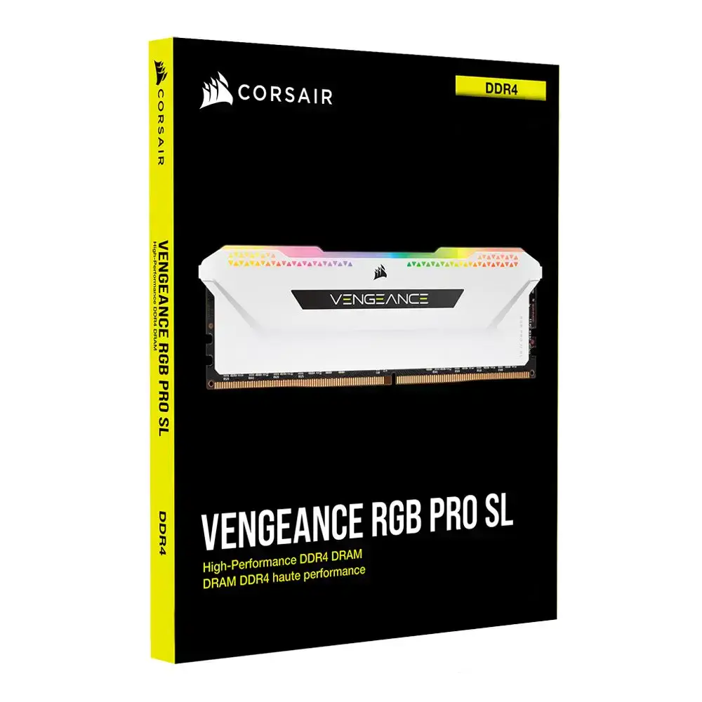 Оперативна пам'ять Corsair Vengeance RGB Pro SL 32 GB (2x16GB) DDR4 3600 MHz (CMH32GX4M2D3600C18W)