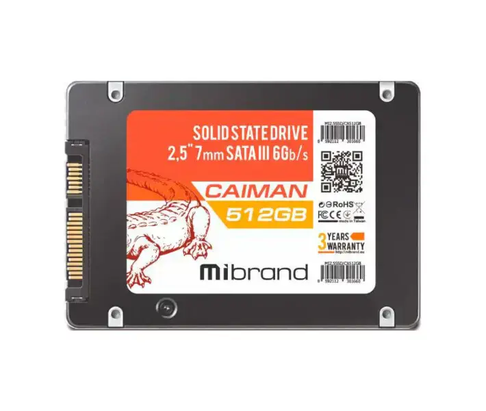 SSD накопичувач Mibrand Caiman 512 GB (MI2.5SSD/CA512GB)