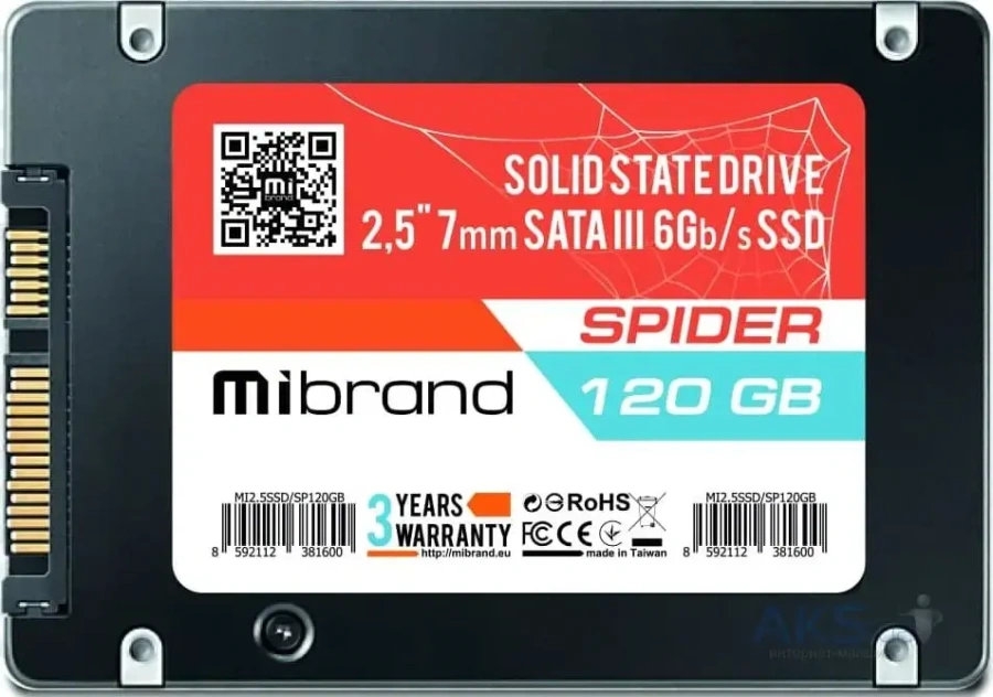 SSD накопичувач Mibrand Spider 120 GB (MI2.5SSD/SP120GB)