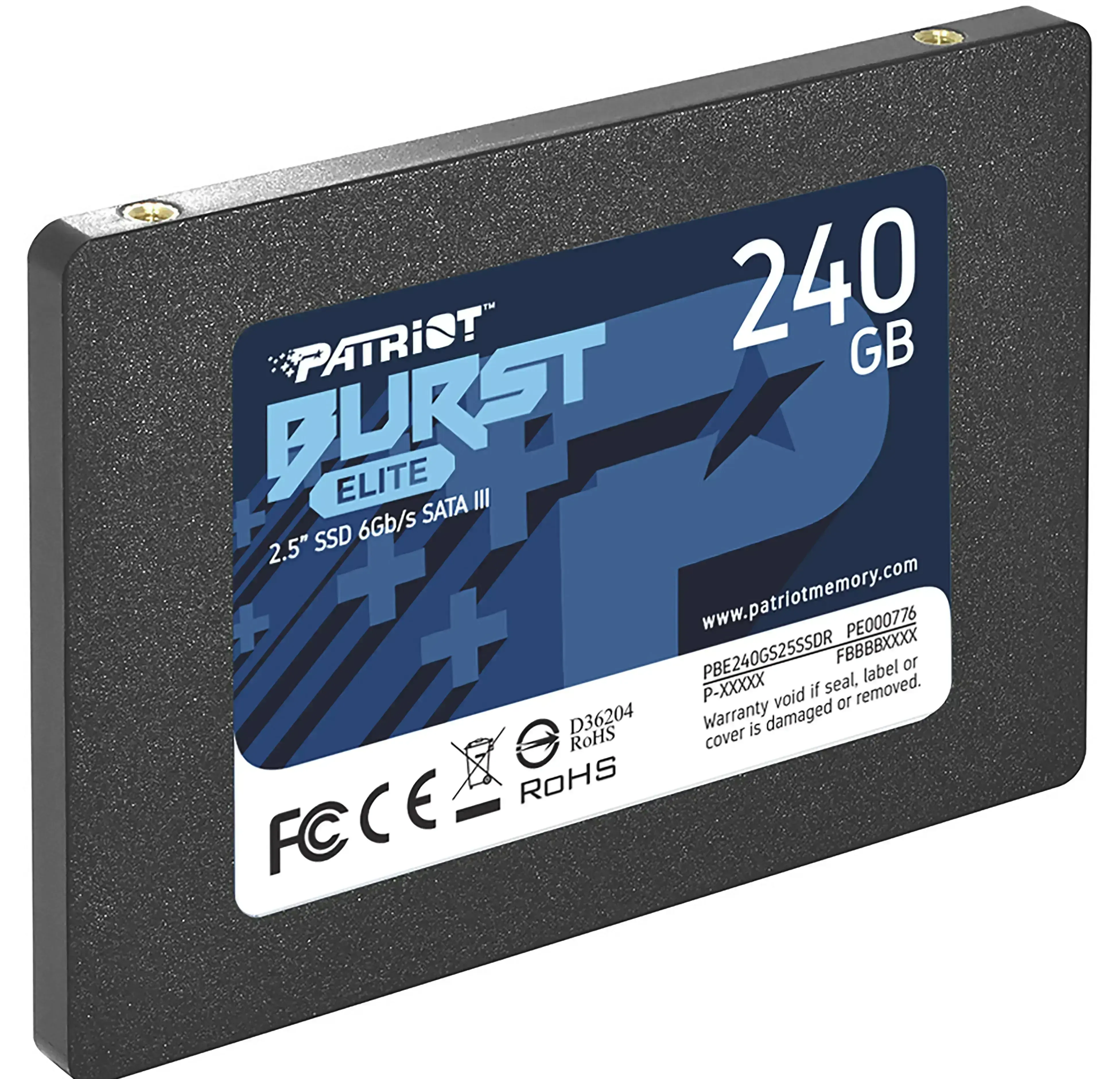 SSD накопитель PATRIOT Burst Elite 240 GB (PBE240GS25SSDR)
