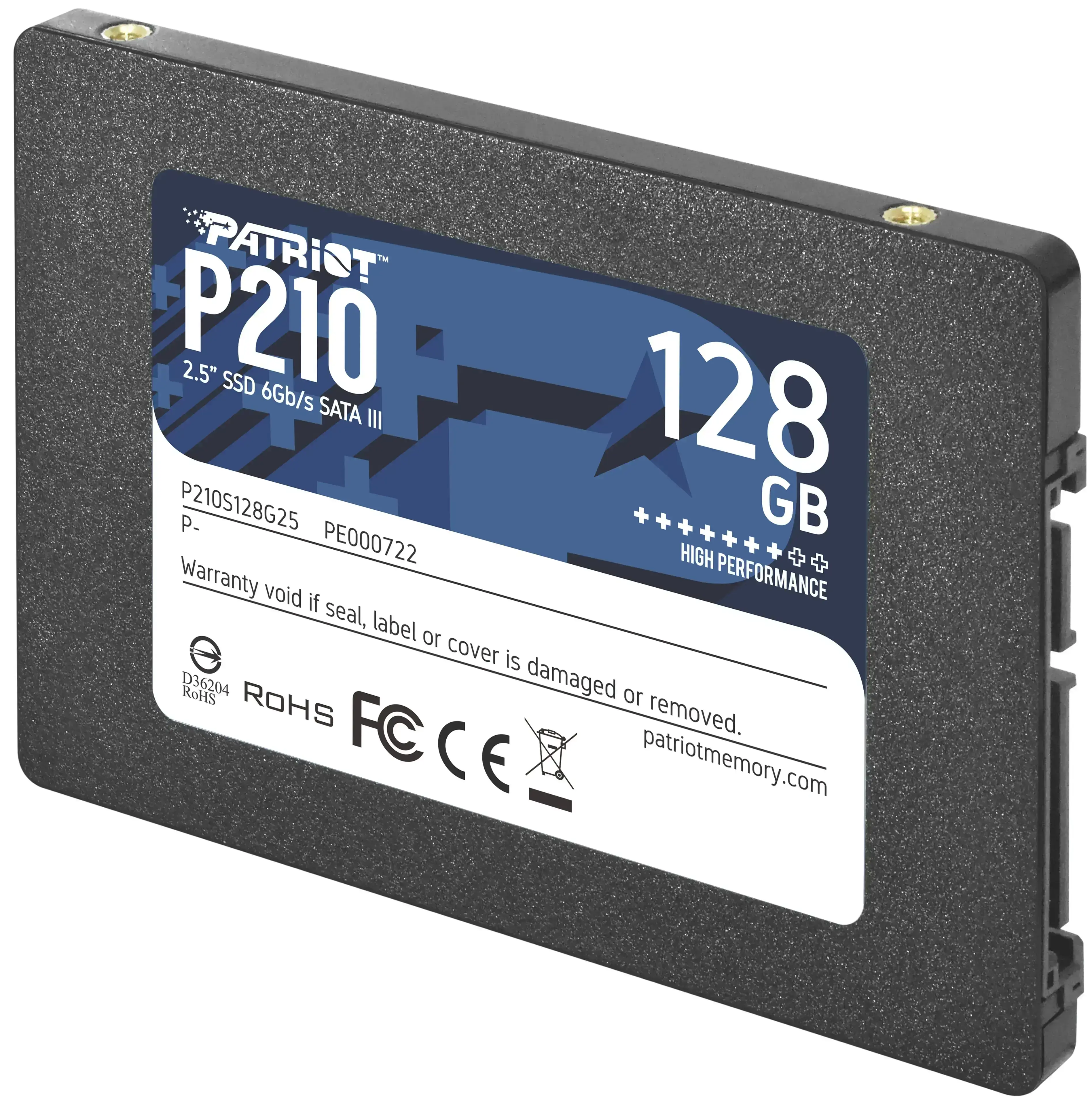 SSD накопичувач PATRIOT P210 128 GB (P210S128G25)