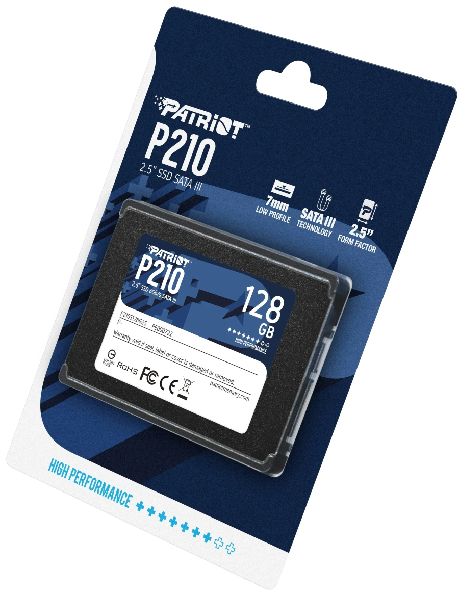 SSD накопичувач PATRIOT P210 128 GB (P210S128G25)