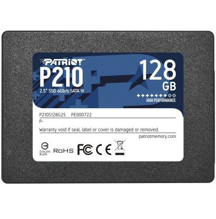 SSD накопитель PATRIOT P210 128 GB (P210S128G25)