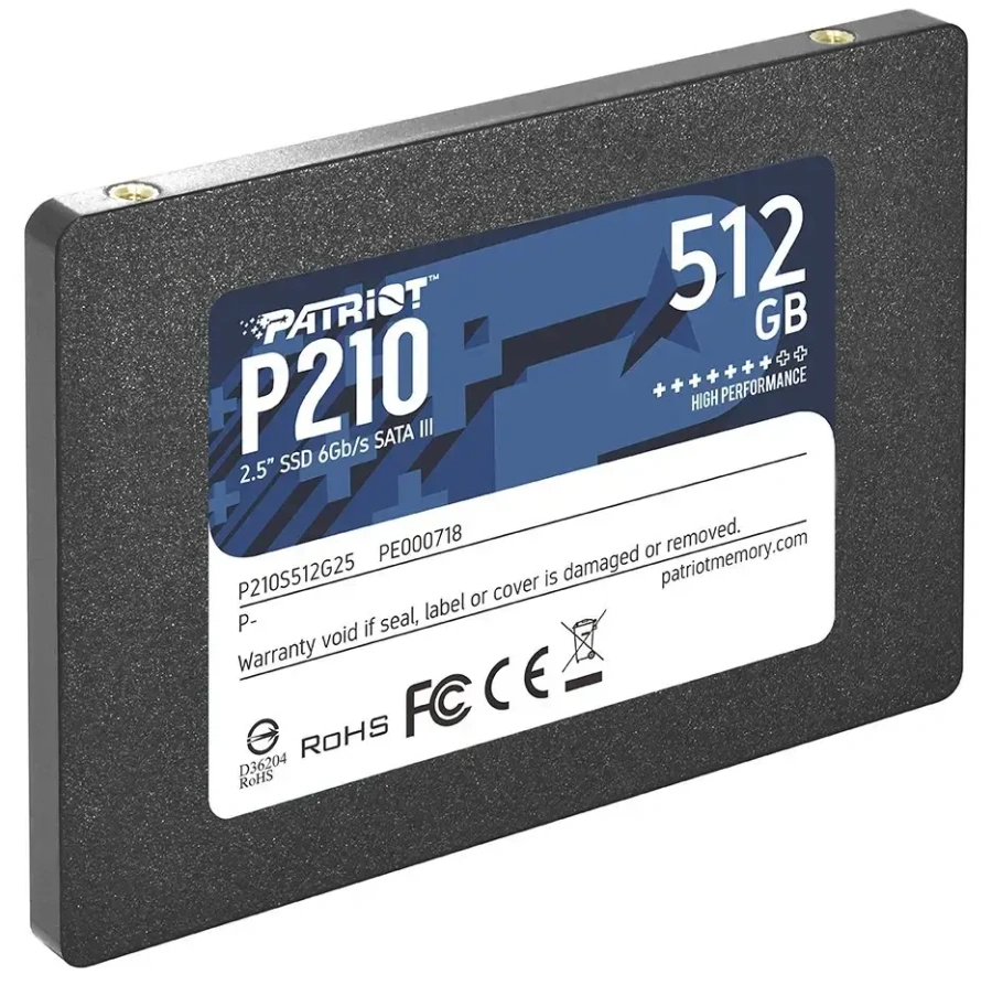 SSD накопичувач PATRIOT P210 512 GB (P210S512G25)