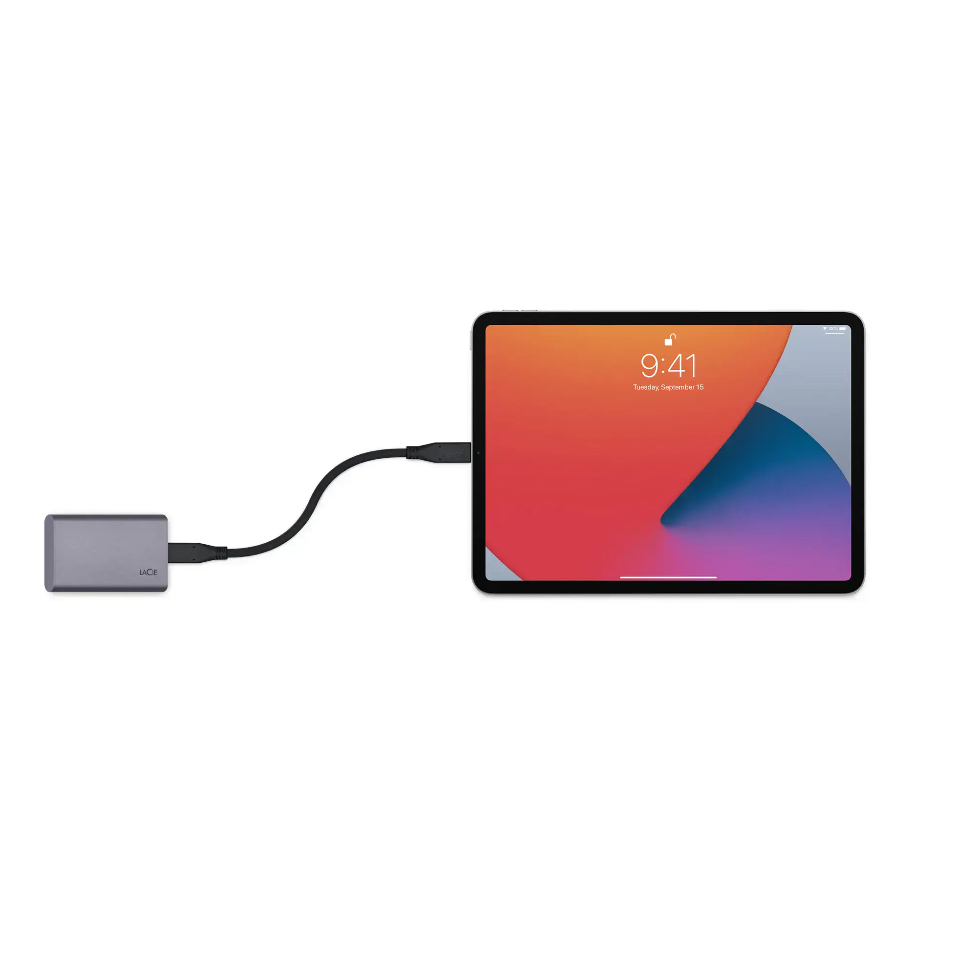 SSD накопитель LaCie 2TB Mobile SSD Secure USB-C Drive (STKH2000800)