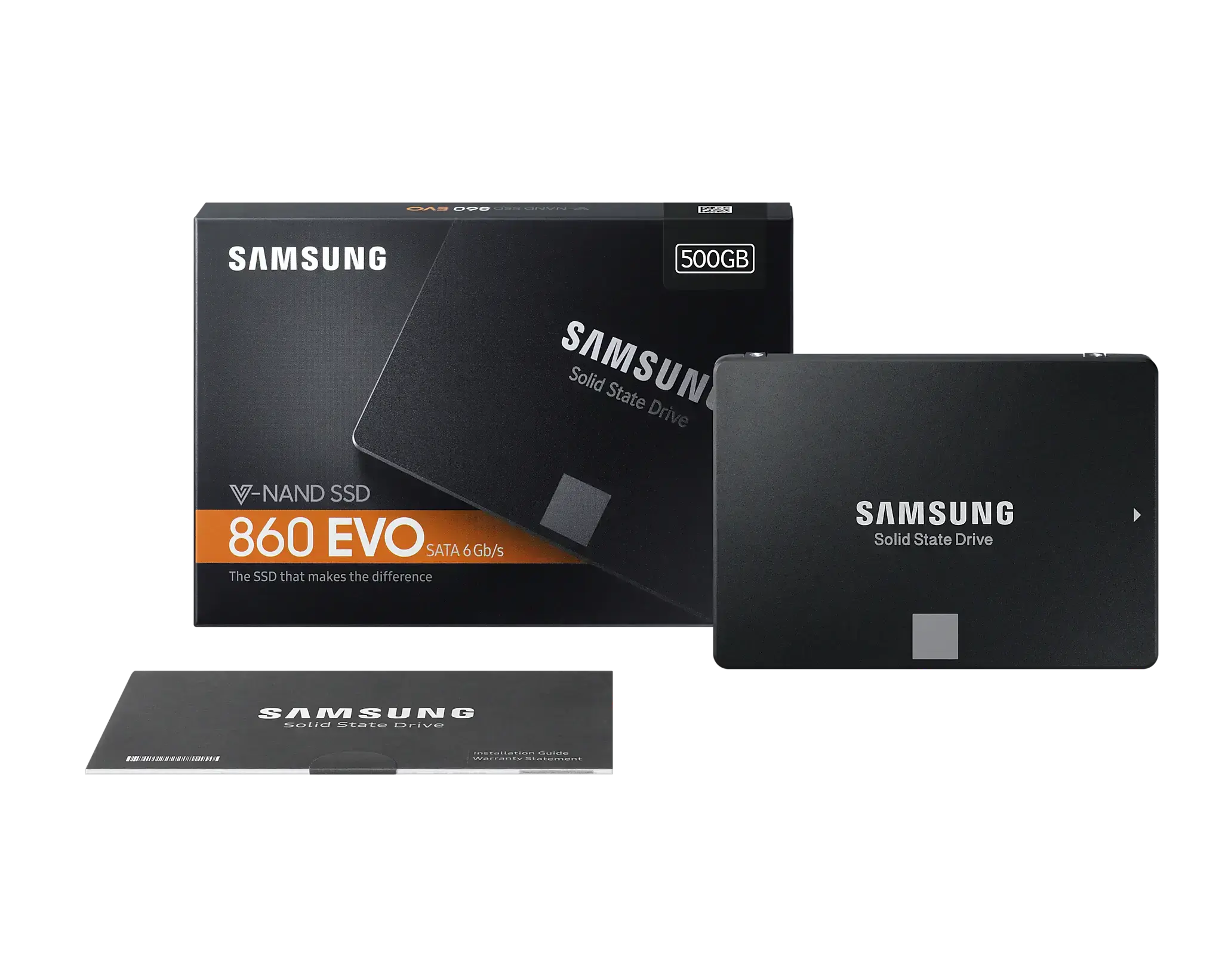 SSD накопитель Samsung 860 EVO 2.5 500 GB (MZ-76E500BW)