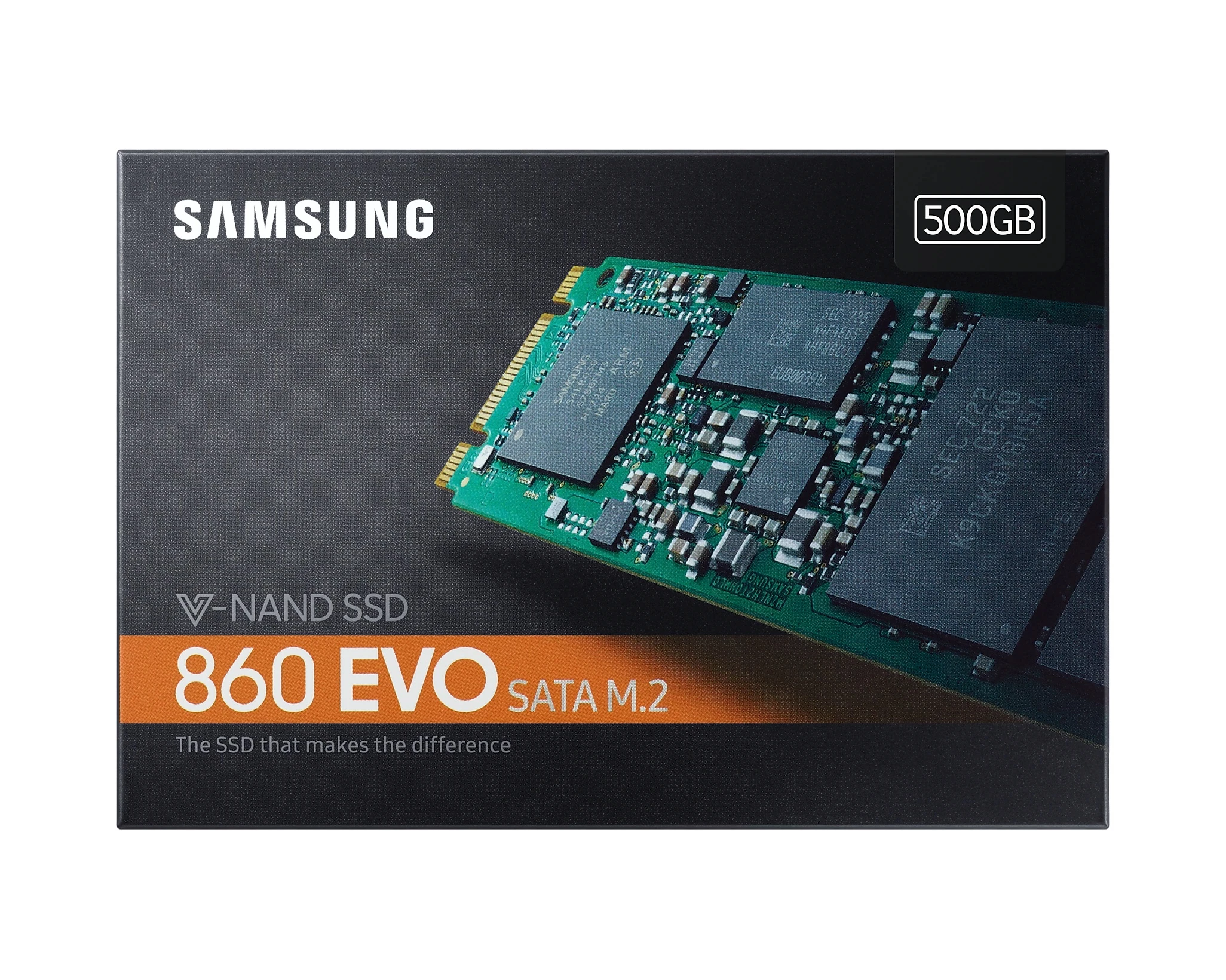 SSD накопитель Samsung 860 EVO SATA III M2 500GB (MZ-N6E500BW)