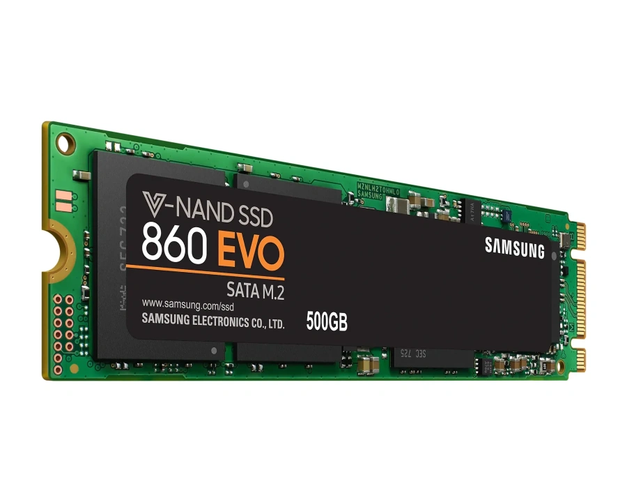 SSD накопитель Samsung 860 EVO SATA III M2 500GB (MZ-N6E500BW)