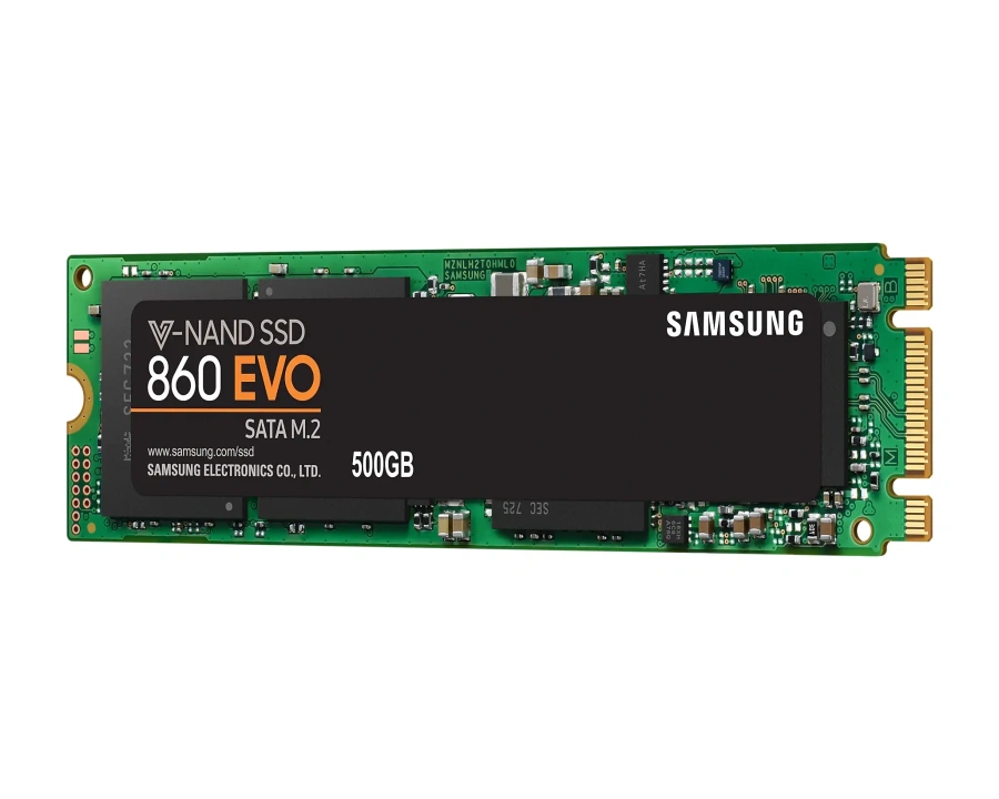 SSD накопитель Samsung 860 EVO SATA III M2 500GB (MZ-N6E500BW)