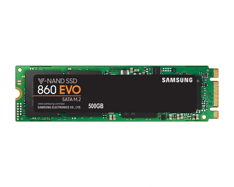 SSD накопитель Samsung 860 EVO SATA III M2 500GB (MZ-N6E500BW)
