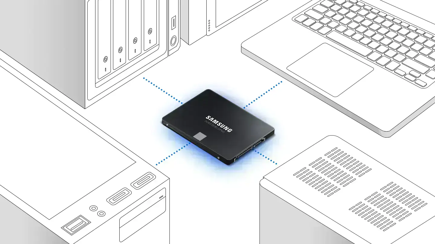 SSD накопитель Samsung 870 EVO 500 GB (MZ-77E500BW)