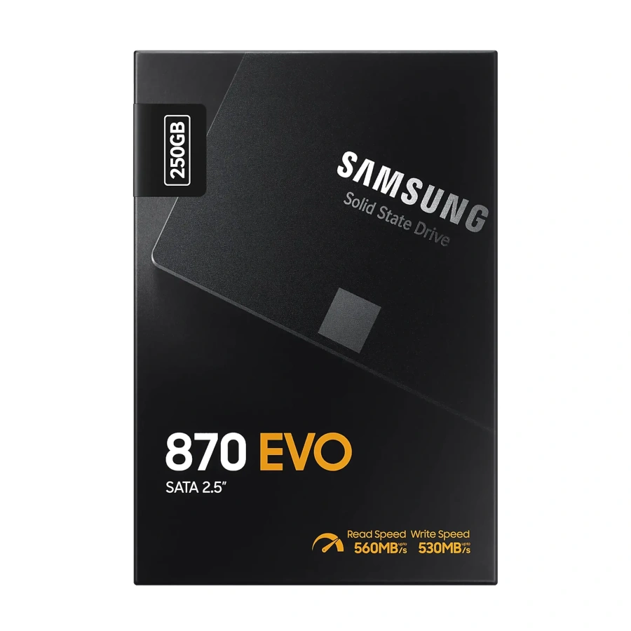 SSD накопитель Samsung 870 EVO 250 GB (MZ-77E250BW)