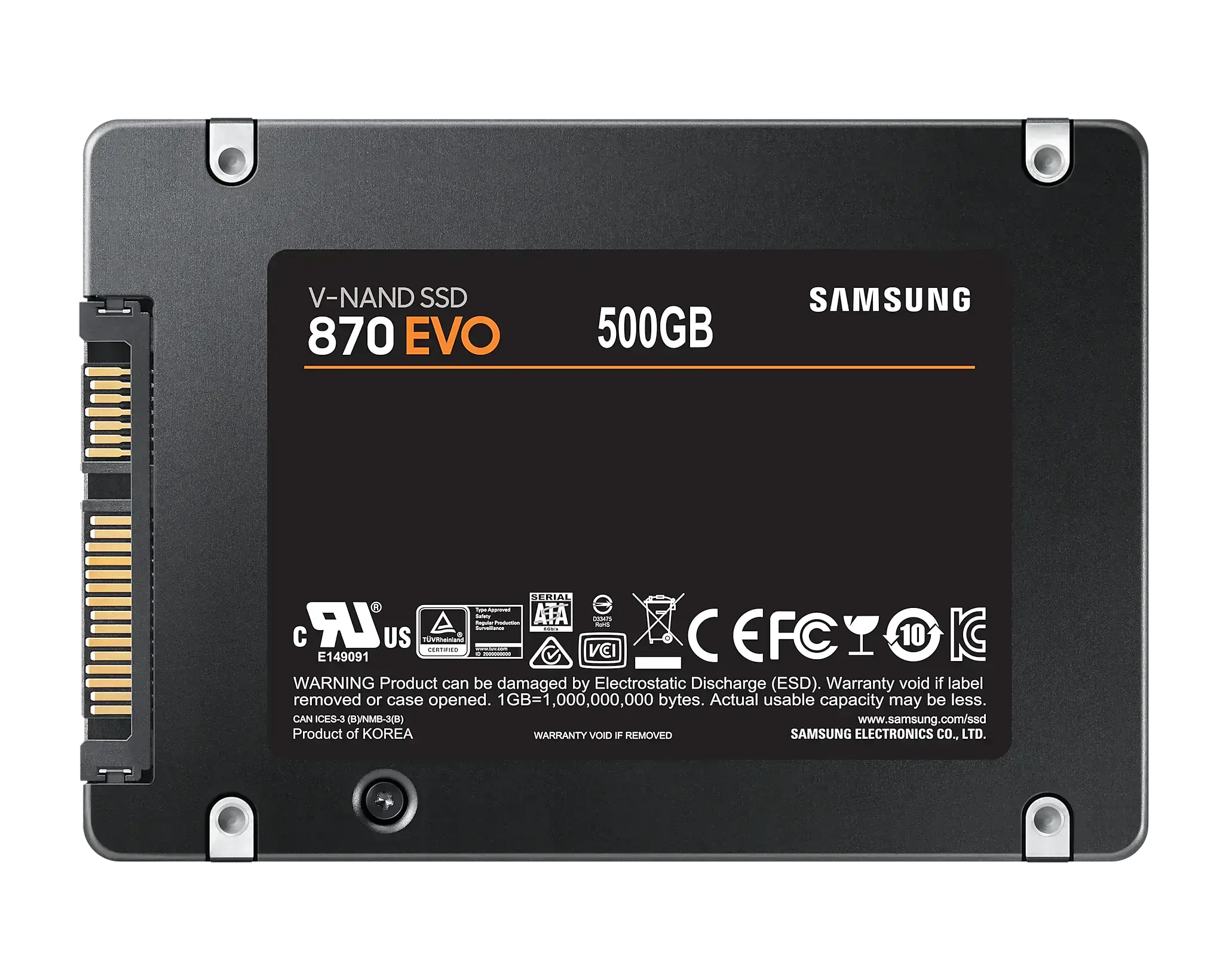 SSD накопитель Samsung 870 EVO 500 GB (MZ-77E500B)
