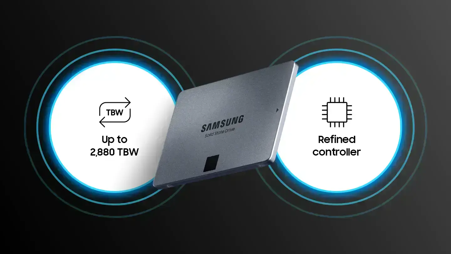 SSD накопичувач Samsung 870 QVO 4 TB (MZ-77Q4T0BW)