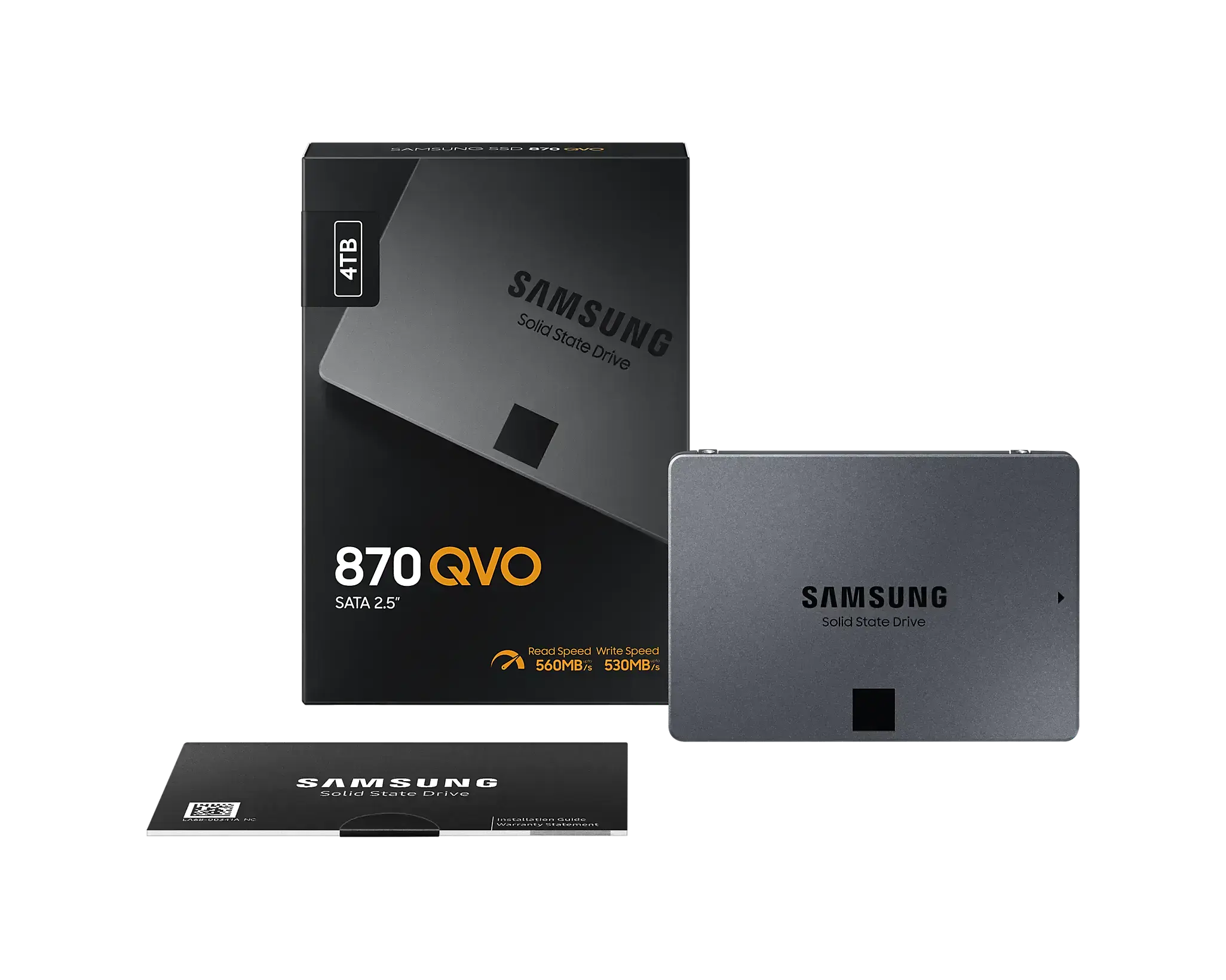 SSD накопичувач Samsung 870 QVO 4 TB (MZ-77Q4T0BW)