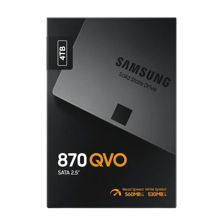 SSD накопичувач Samsung 870 QVO 4 TB (MZ-77Q4T0BW)