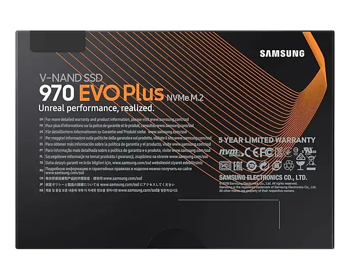 SSD накопичувач Samsung 970 EVO Plus 2 TB (MZ-V7S2T0BW)