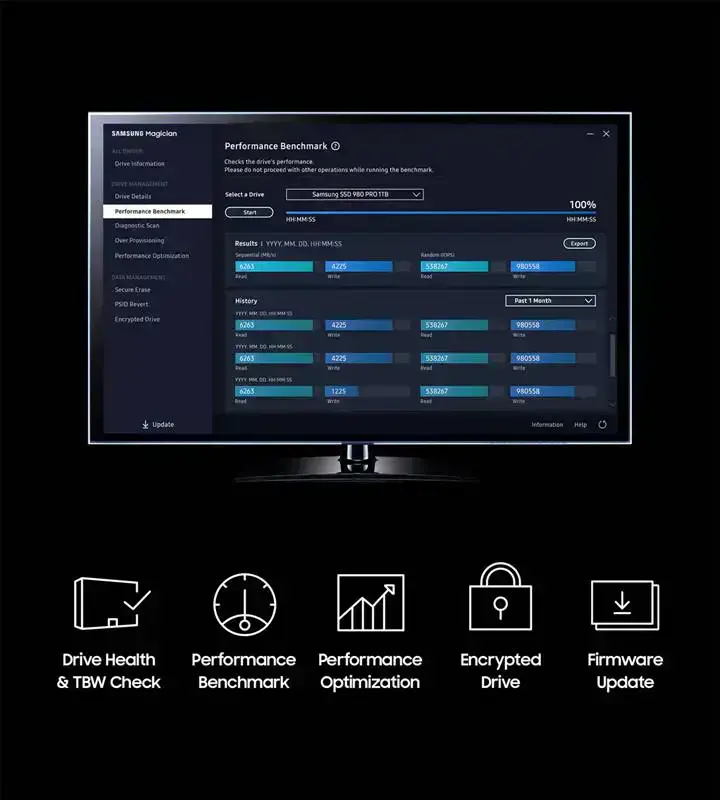 SSD накопитель Samsung 980 PRO 2 TB (MZ-V8P2T0BW)