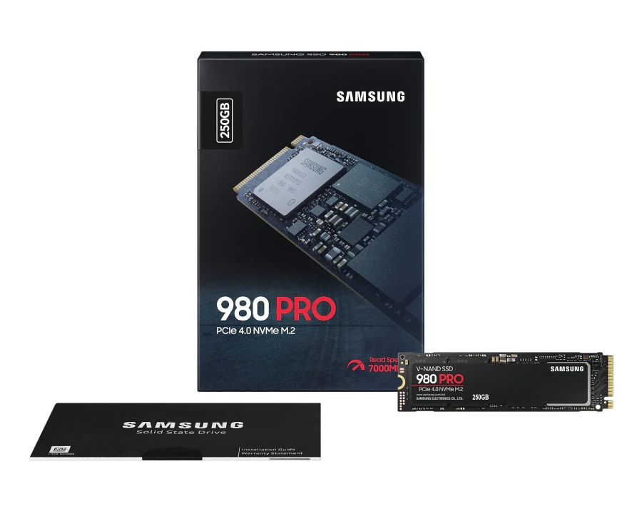 SSD накопитель Samsung 980 PRO 250 GB (MZ-V8P250BW)