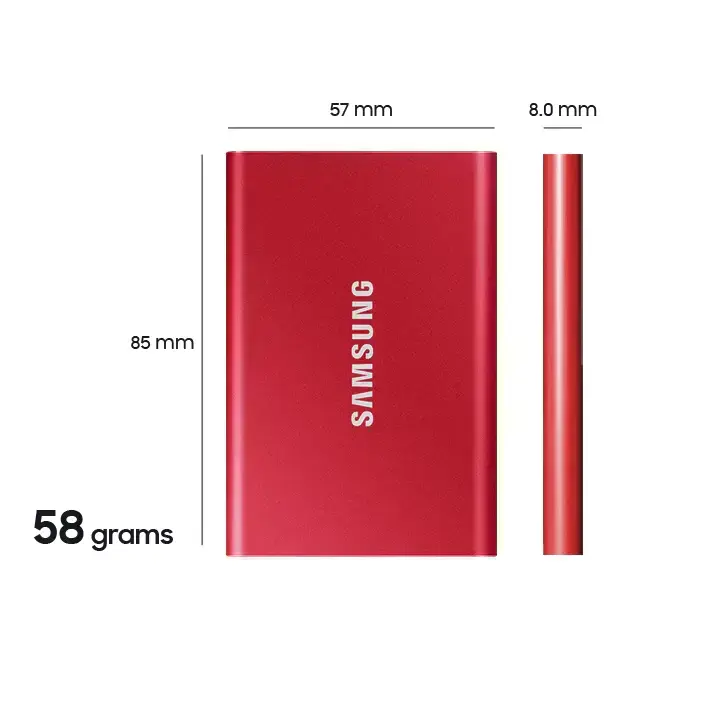 SSD накопичувач Samsung T7 1 TB Indigo Blue (MU-PC1T0H/WW)