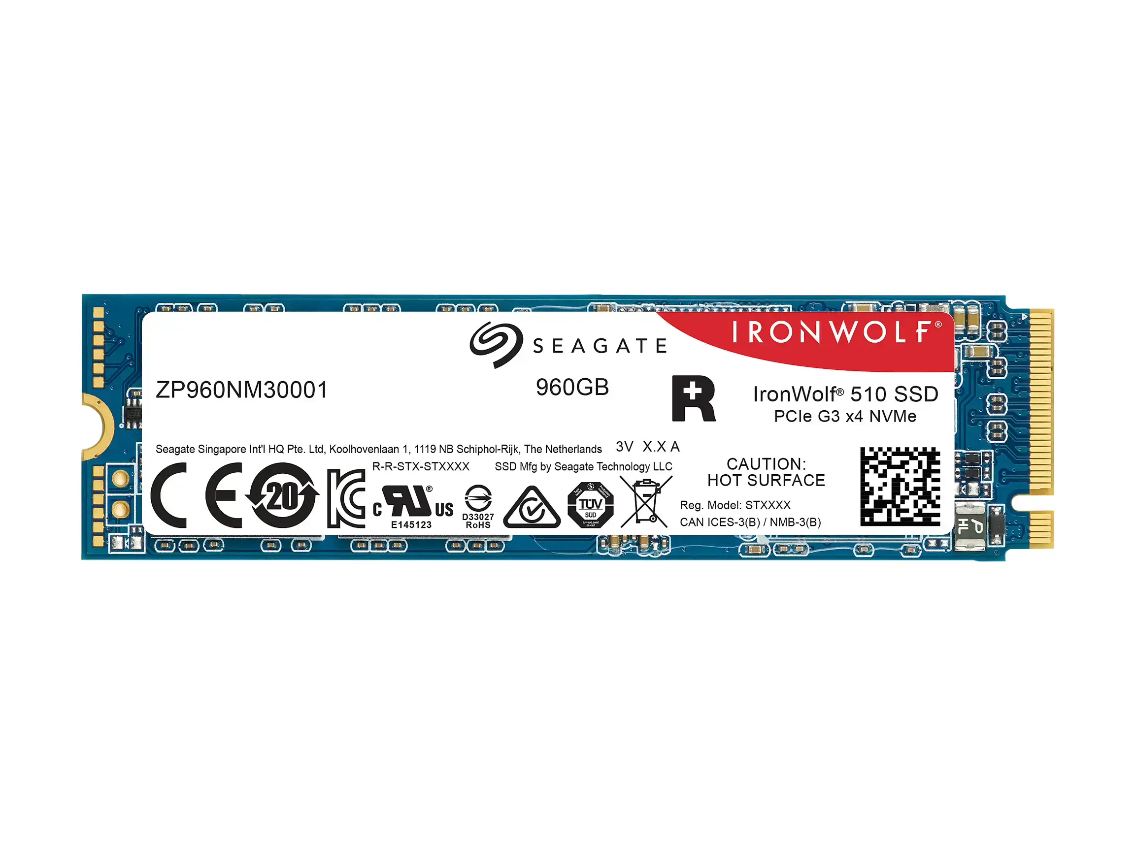 SSD накопичувач Seagate IronWolf 510 960 Gb (ZP960NM30011)