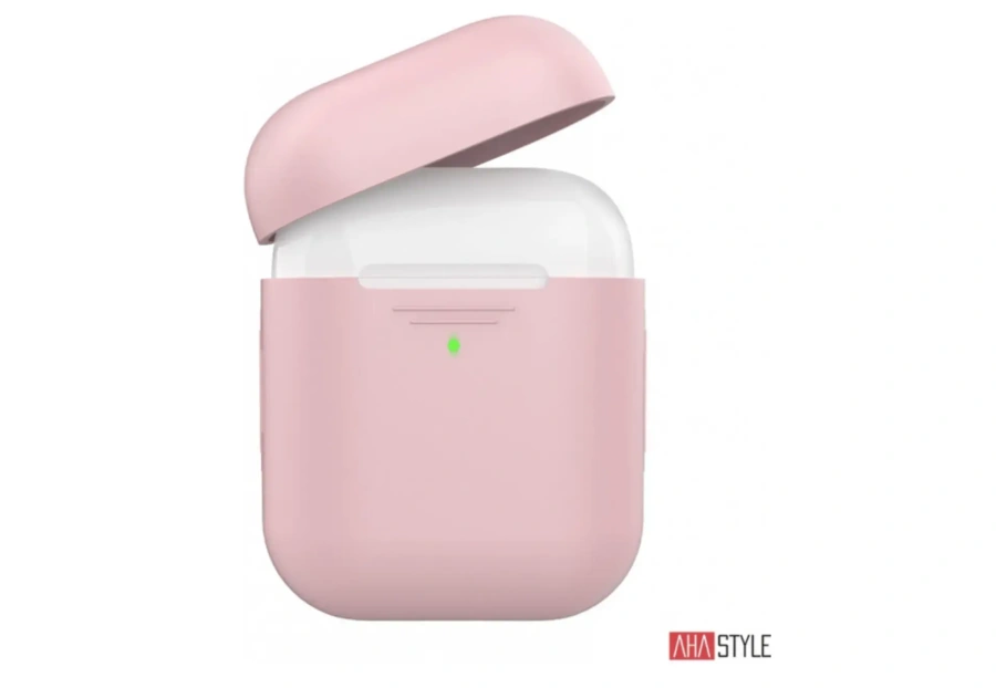 Чехол AHASTYLE дуо для Apple AirPods - Pink (AHA-02020-PNK)