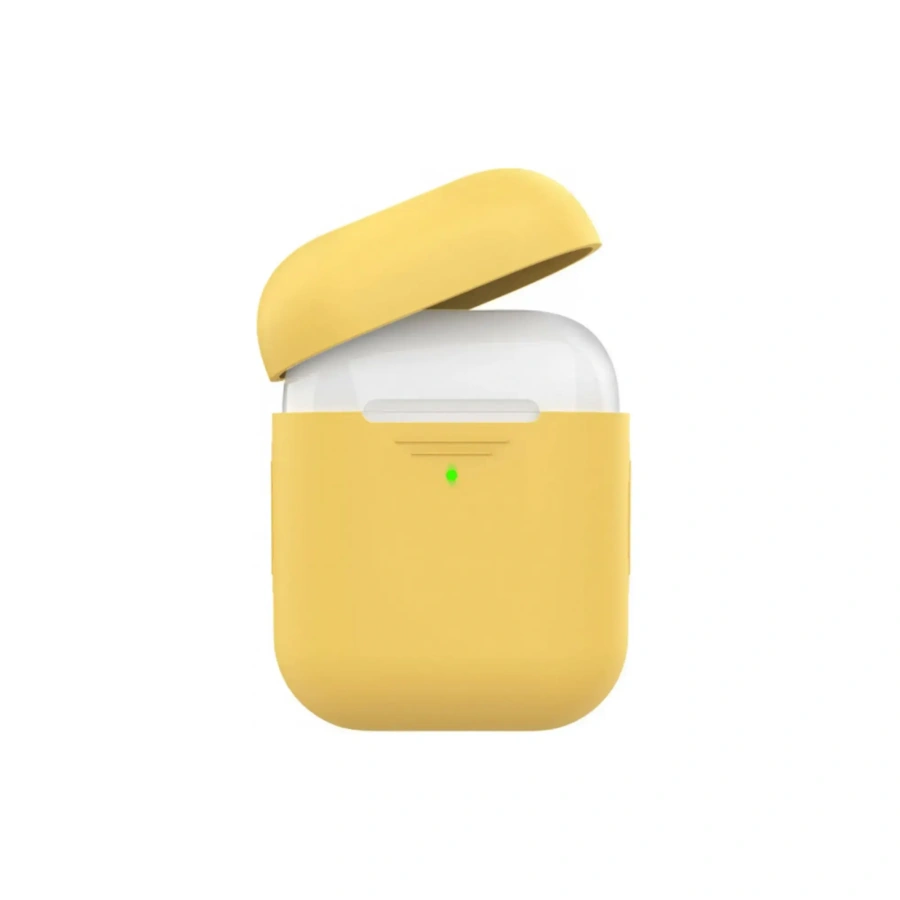 Чехол AHASTYLE дуо для Apple AirPods - Yellow (AHA-02020-YLW)