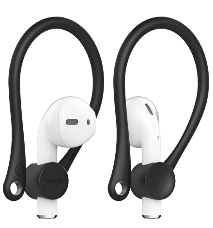 Держатель для Airpods Elago Earhook - Black (EAP-HOOKS-BK)