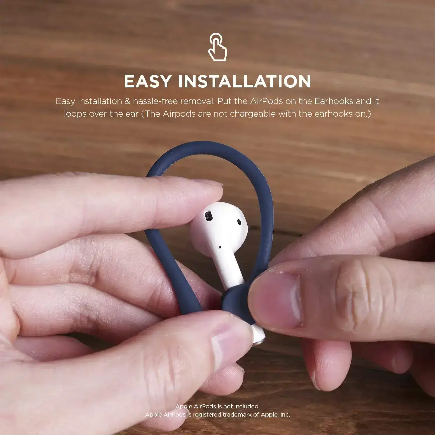 Держатель для Airpods Elago Earhook - Jean Indigo (EAP-HOOKS-JIN)
