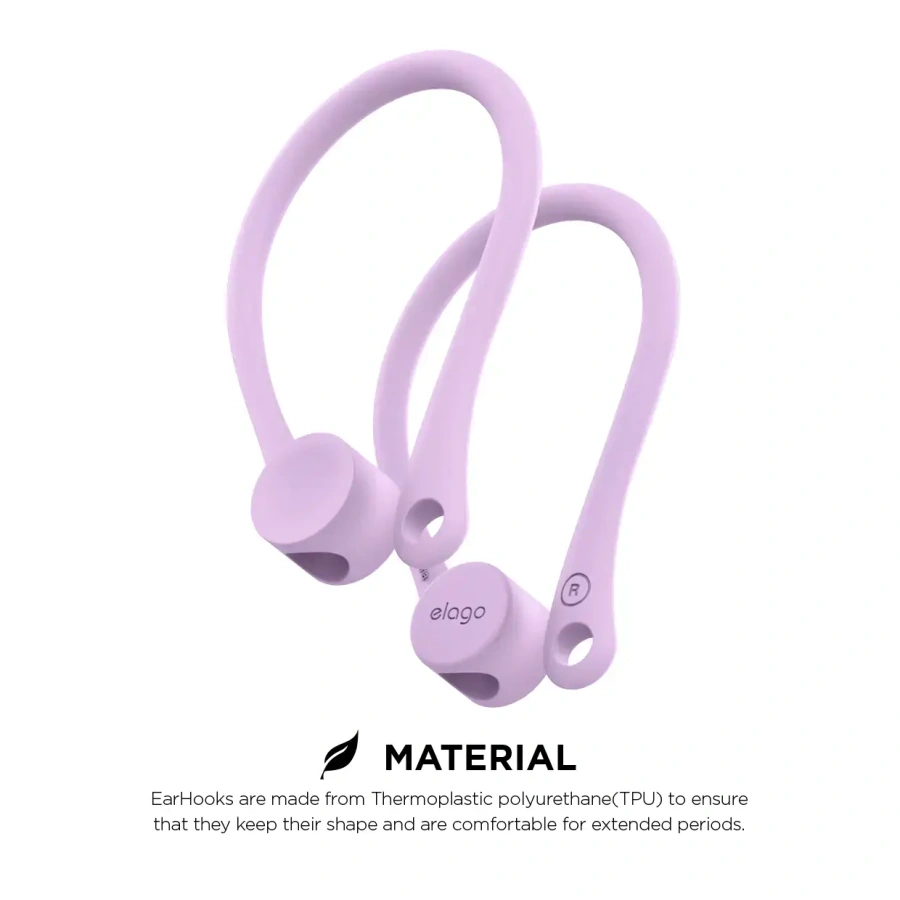 Держатель для Airpods Elago Earhook - Lavender (EAP-HOOKS-LV)