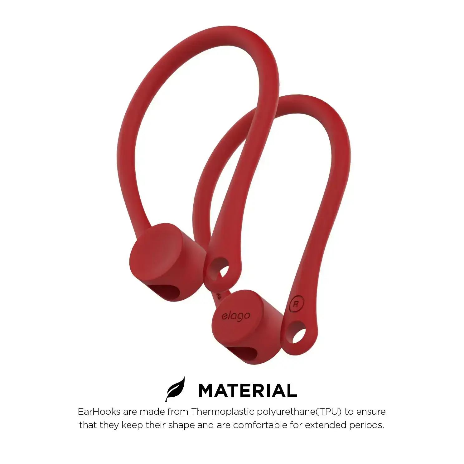 Держатель для Airpods Elago Earhook - Red (EAP-HOOKS-RD)