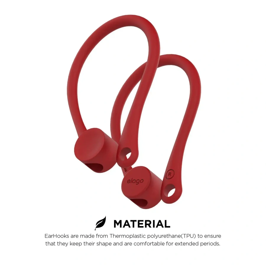 Держатель для Airpods Elago Earhook - Red (EAP-HOOKS-RD)