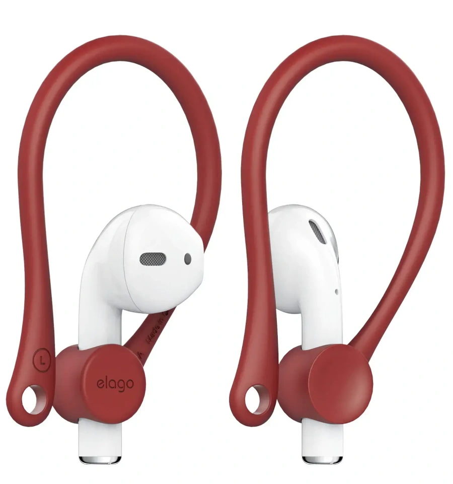 Держатель для Airpods Elago Earhook - Red (EAP-HOOKS-RD)