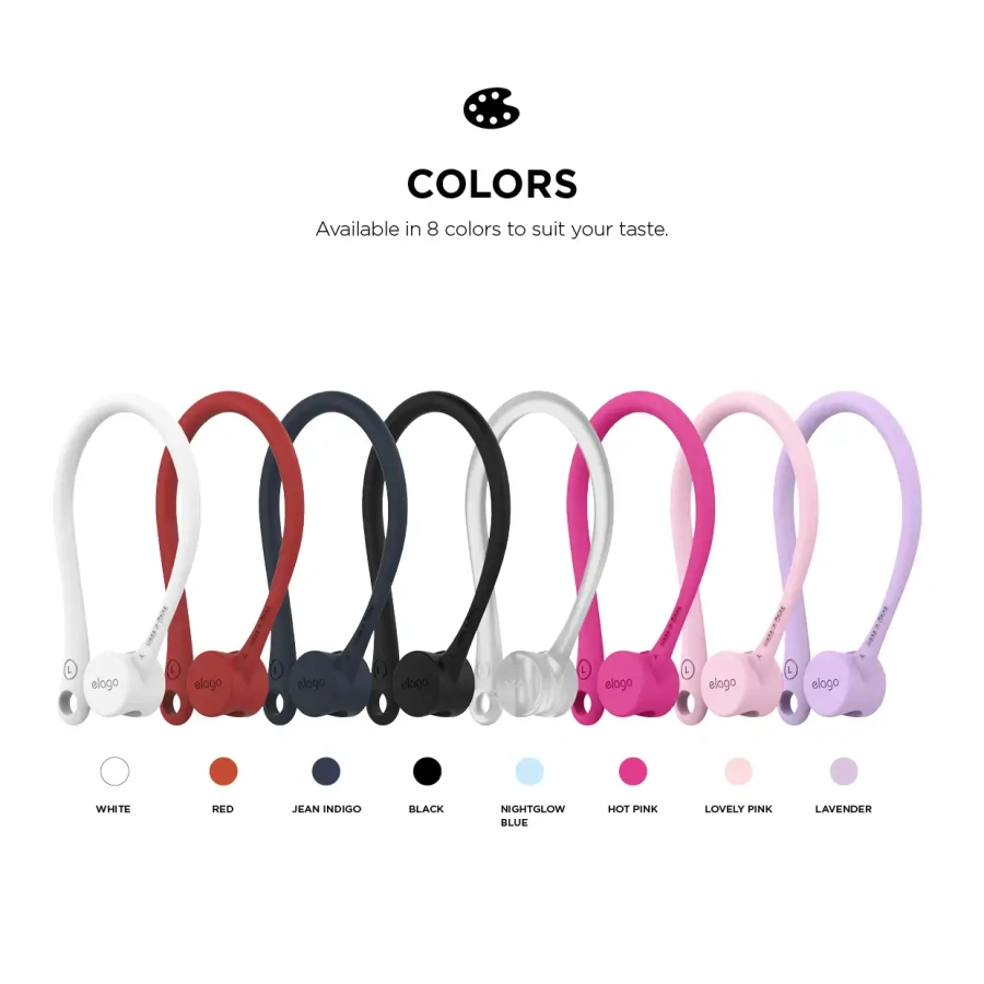 Тримач для Airpods Elago Earhook - White (EAP-HOOKS-WH)