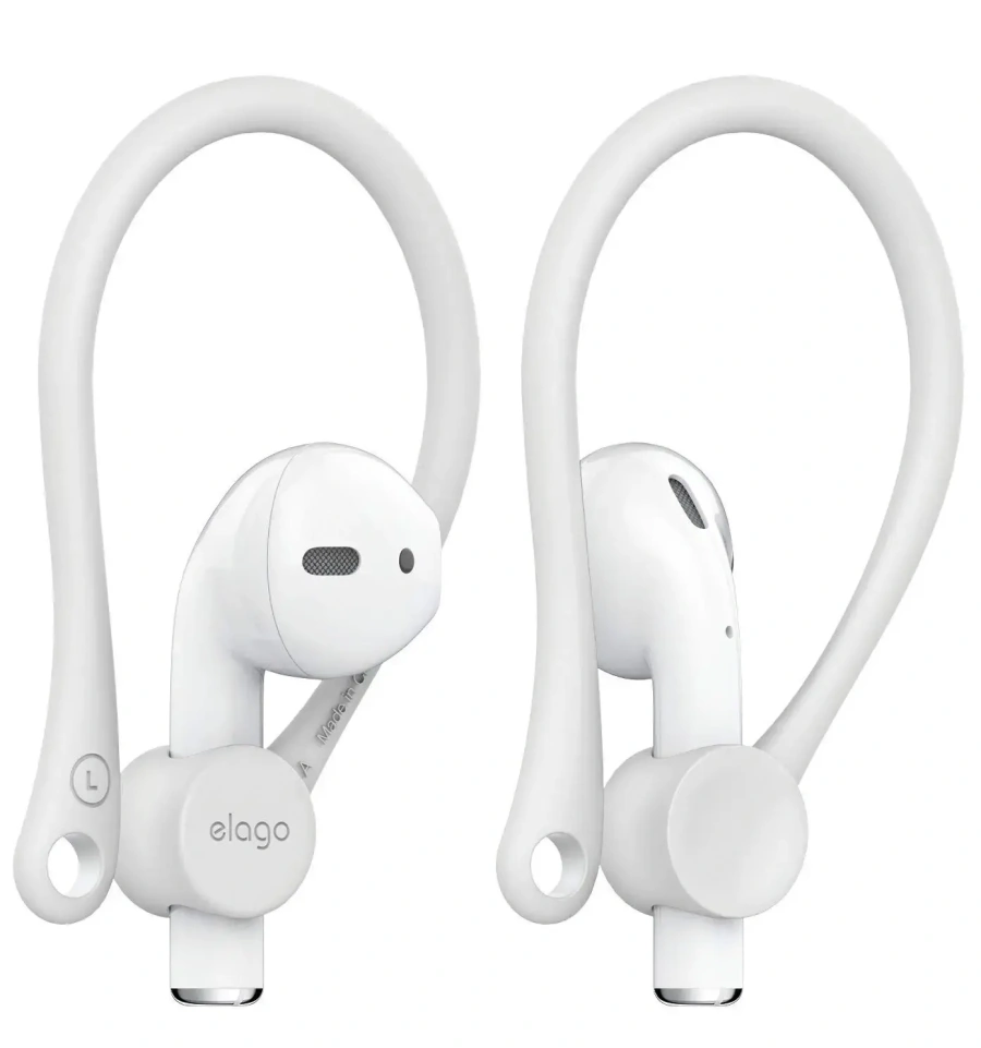 Тримач для Airpods Elago Earhook - White (EAP-HOOKS-WH)