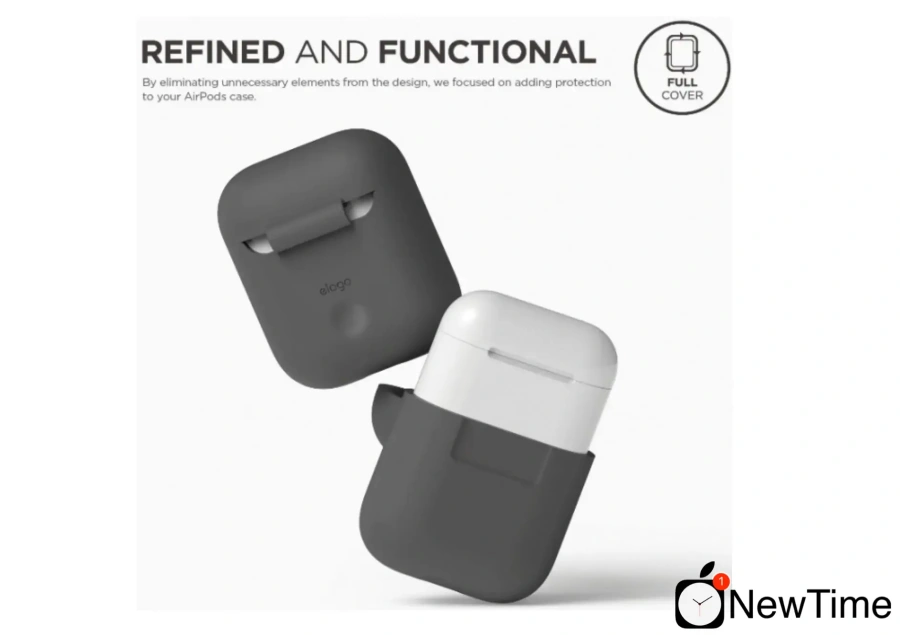 Elago Silicone Case Dark Grey for Airpods (EAPSC-DGY)