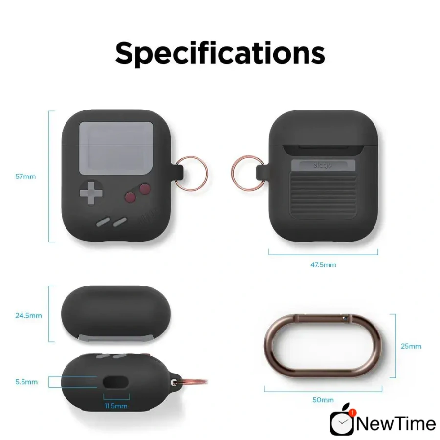 Elago AW5 Hang Case Black for Airpods (EAPAW5-BK)