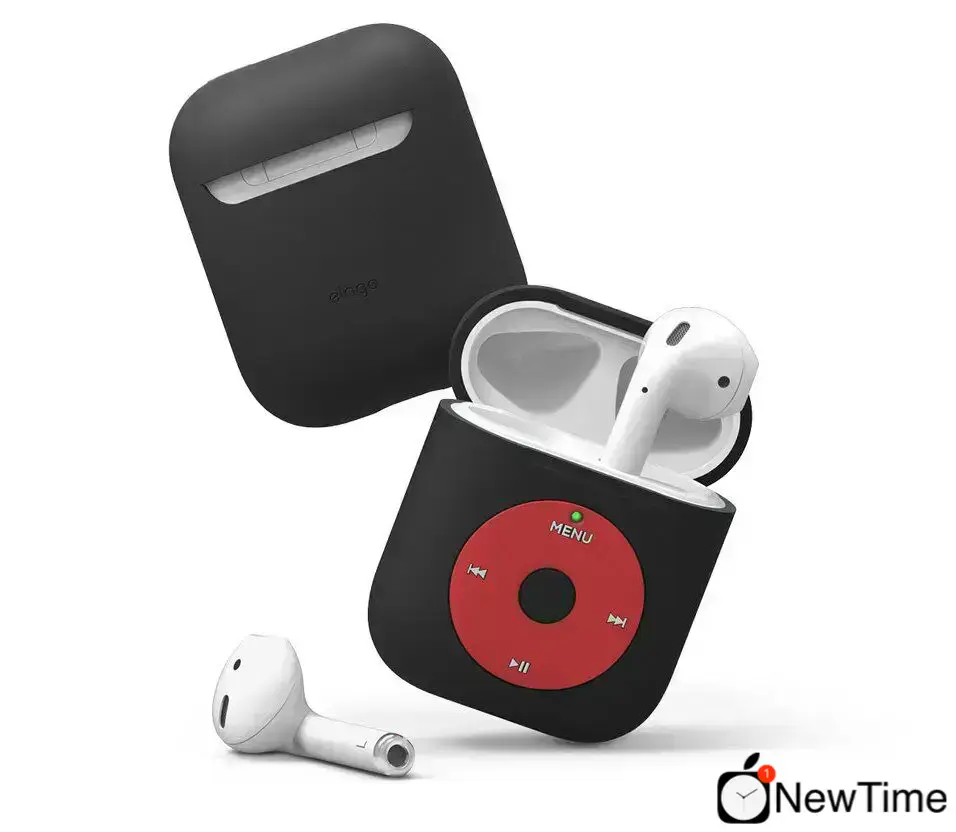 Elago AW6 Basic Case Black for Airpods (EAW6-BA-BK)
