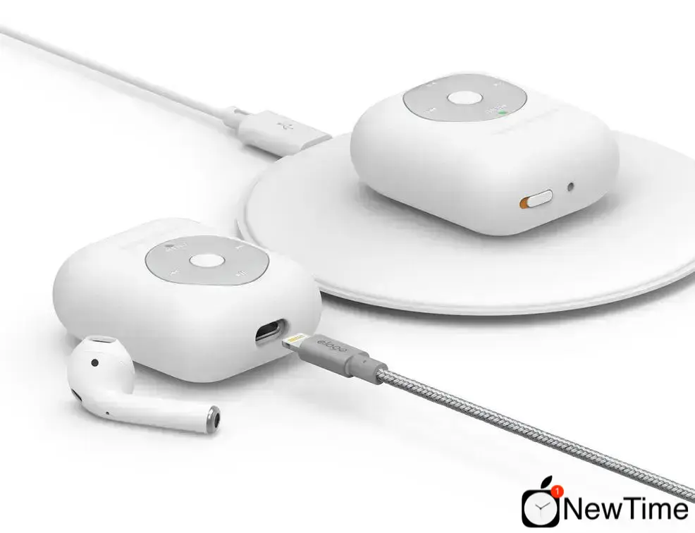 Elago AW6 Basic Case White for Airpods (EAW6-BA-WH)