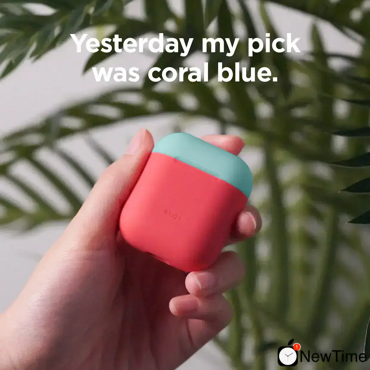 Elago Duo Case Italian Rose / Coral Blue / Yellow for Airpods (EAPDO-IRO-CBLYE)