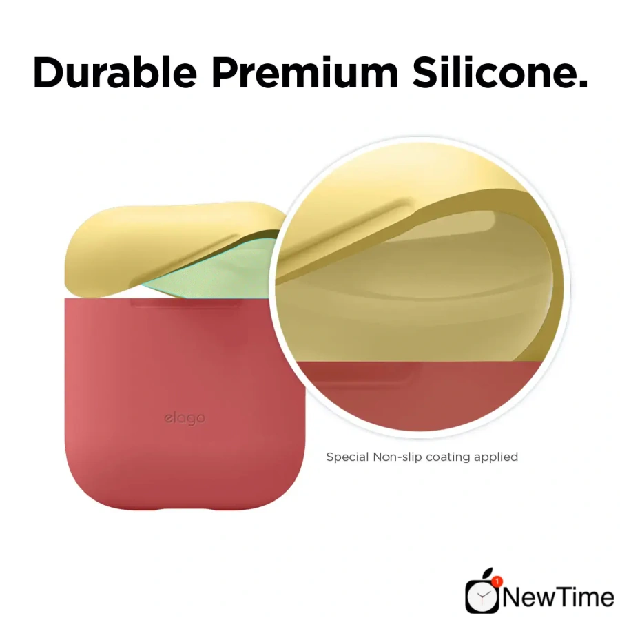 Elago Duo Case Italian Rose/Coral Blue/Yellow for Airpods (EAPDO-IRO-CBLYE)