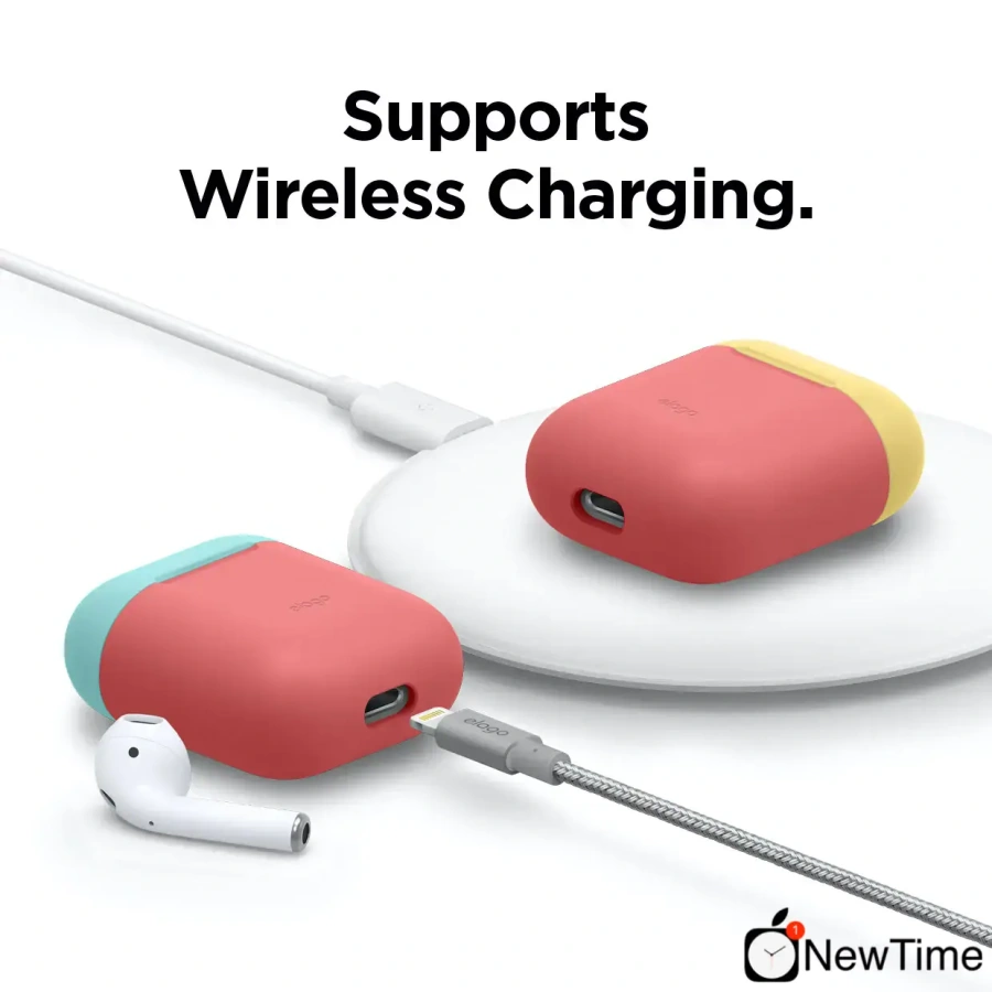 Elago Duo Case Italian Rose/Coral Blue/Yellow for Airpods (EAPDO-IRO-CBLYE)