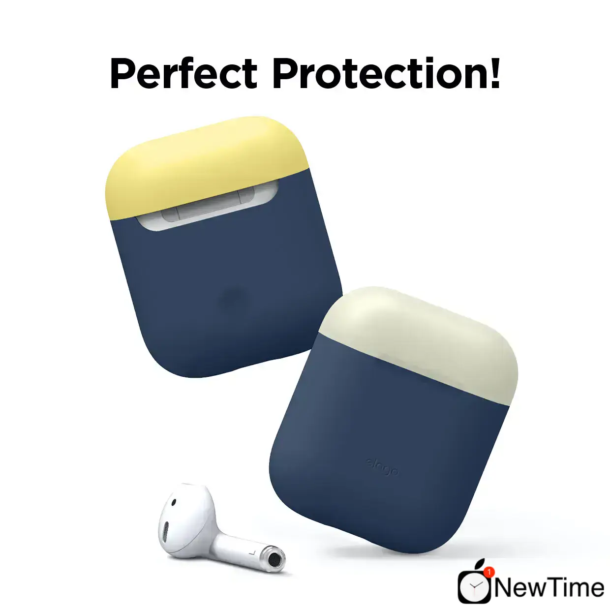 Elago Duo Case Jean Indigo / Classic White / Yellow for Airpods (EAPDO-JIN-CWHYE)