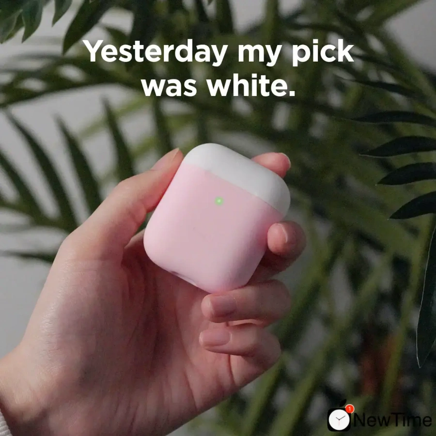 Elago Duo Case Pink/White/Pastel Blue for Airpods (EAPDO-PK-WHPBL)