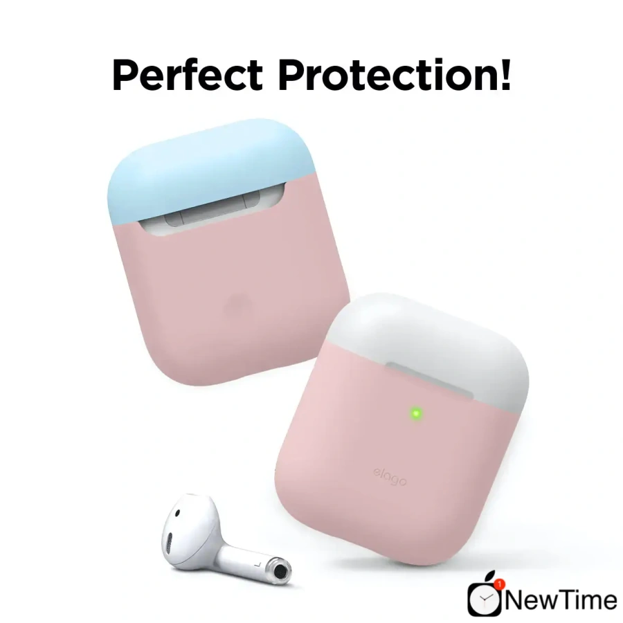 Elago Duo Case Pink/White/Pastel Blue for Airpods (EAPDO-PK-WHPBL)