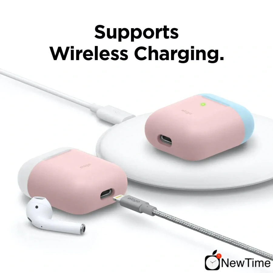 Elago Duo Case Pink/White/Pastel Blue for Airpods (EAPDO-PK-WHPBL)