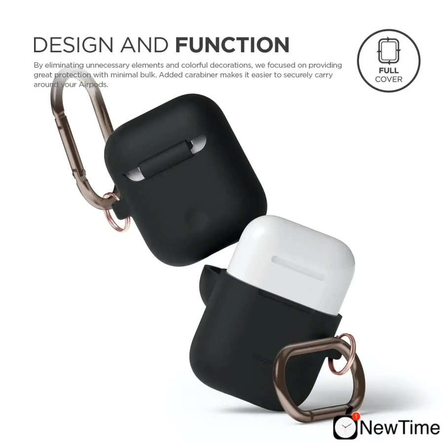 Elago Silicone Case Black for Airpods (EAPSC-BK)