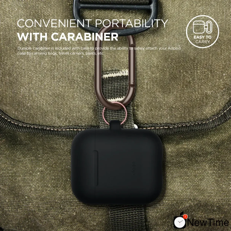 Elago Silicone Case Black for Airpods (EAPSC-BK)