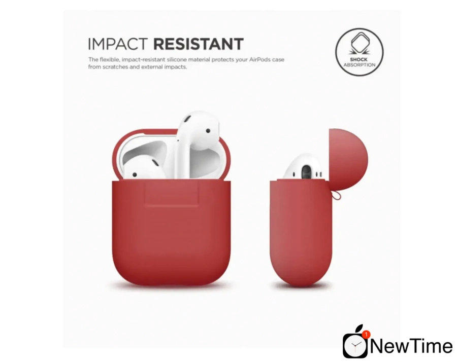 Elago Silicone Case Red for Airpods (EAPSC-RED)